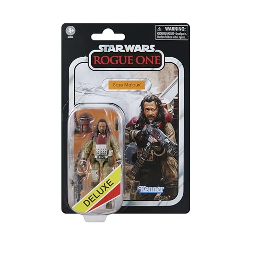 Star Wars La colección Vintage, Baze Malbus, Rogue One: Una Historia, Figura Premium Coleccionable de 9,5 cm