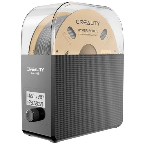 Creality Filament Dryer Box Pro 2026, SpacePi SE Upgraded 65° PTC Heating with Fan, Dust & Moisture-Proof Storage, 3D Printer Filament Spool Holder, Dehydrator for 1.75mm/2.85mm PLA PETG ABS TPU