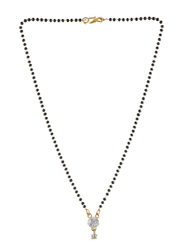NAVMAV Mangalsutra Single Line Chain Indian Bollywood Wedding Bridal Traditional Mangal Sutra Black Beads Golden Chain Tanmaniya set Nallapusalu set for Women 1pcs (B0BQZ2JZ45) Amazon Price History, Amazon Price Tracker
