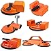 Floor Gap Fixer Tool, Upgraded Heavy Duty Laminate Floor Suction Cup Gap Repair Tool, Over 152 Pounds Load Capacity, Flooring Gap Tool for Vinyl & Wood Floor Repair, Orange, Model 5D