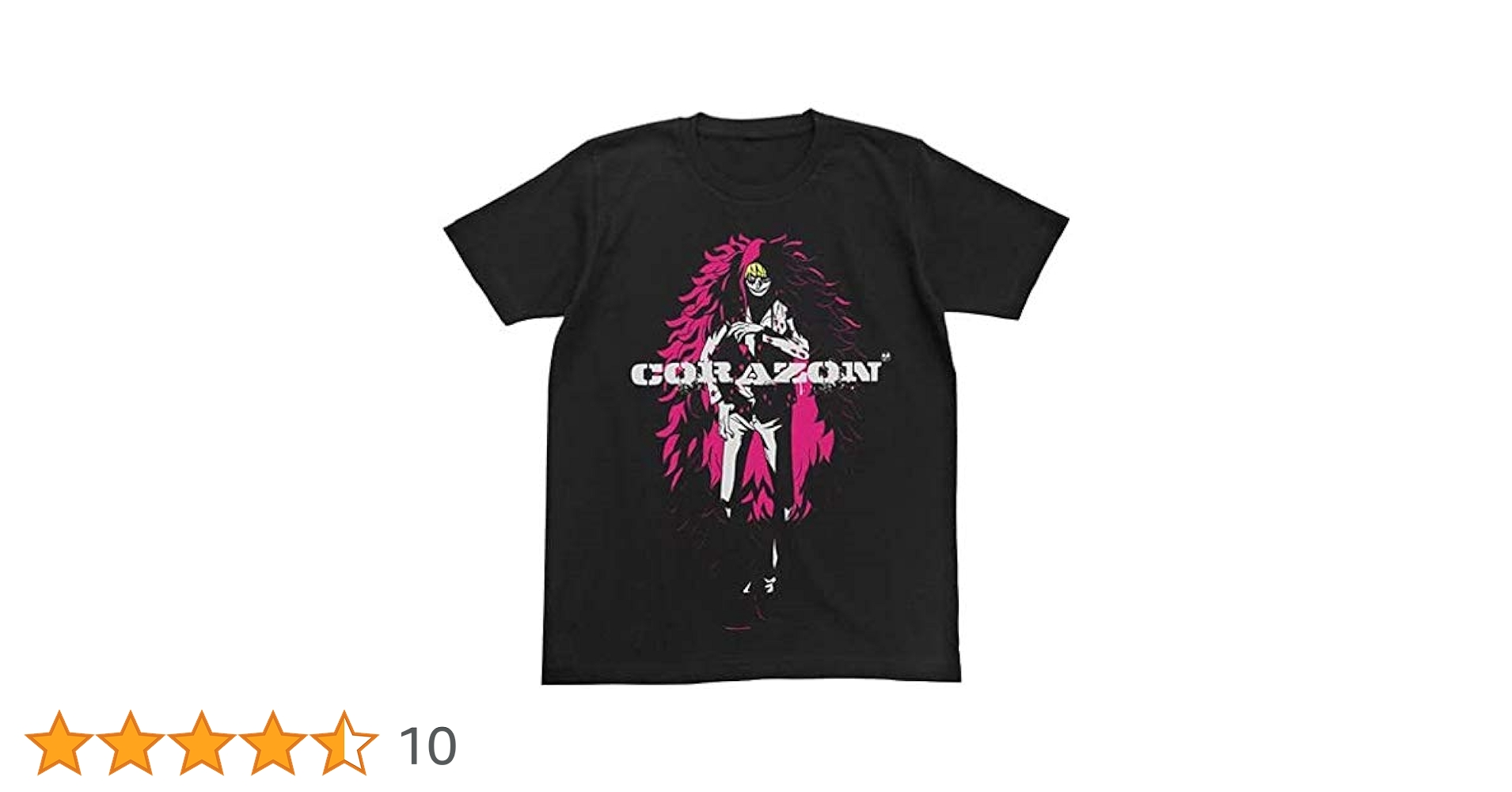 Amazon.co.jp: ワンピース コラソンTシャツ ブラック サイズ:L