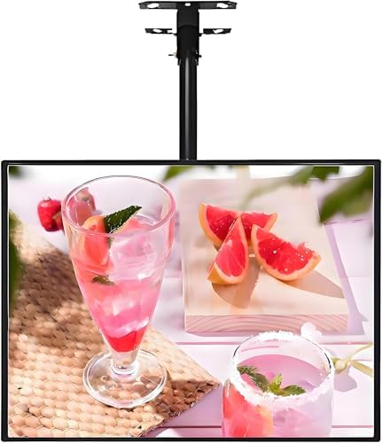 Ultra Slim LED Light Box - Wall Mounted Menu Display Sign for Restaurants & Cafes, Backlit Billboard with Telescopic Rod, 30x40cm, Perfect for Eye-Catching Promotions