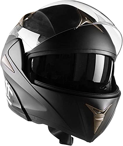 Westt Torque Casque Moto Homme Femme Casque Moto modulable...