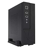 Desktop Power Supply Gaming HTPC Host Office Home 2.0 USB Mini ITX with Radiator Hole Computer Case...
