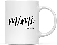 Vista 32 de Andaz Press Taza de café personalizada con anuncio de embarazo para bebé, 11 onzas, regalo de tía Est. 2025, 1 paquete, año personalizado, ideas