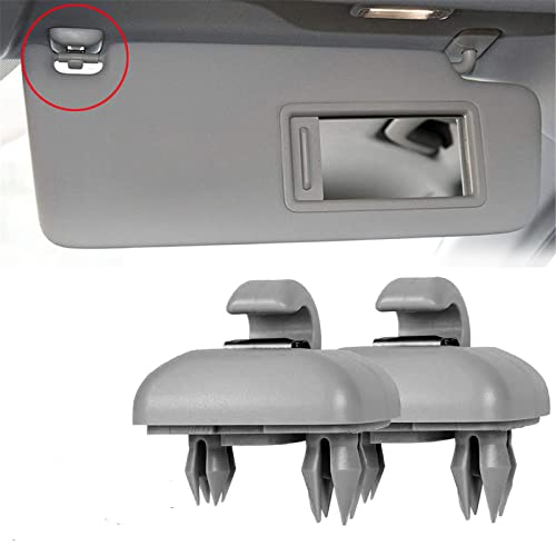 2 soportes para parasol de coche gris para Audi A1 A3 A4 A5 S3 S4 S5 Q3 Q5 TT 8U0857562A