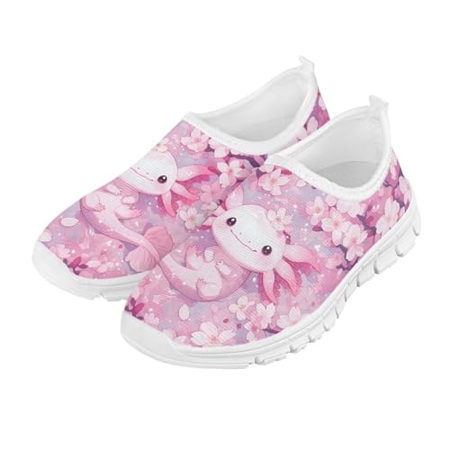 Girls Athletic Shoes Cute Kids Gym Running Slip On Shoes for Girls