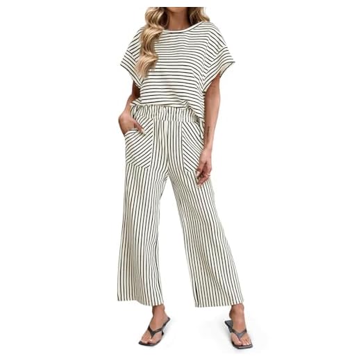 Does transavia weigh hand luggage Tankaneo Women’s Striped Lounge Set
