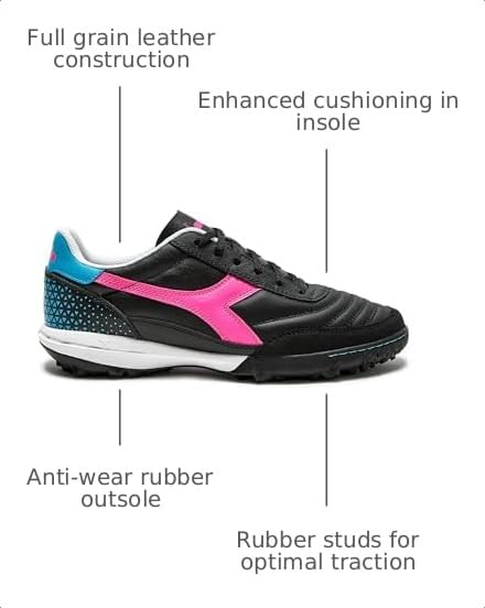 Image of Diadora Mens Calcetto Ii Lightweight Turf Soccer Cleats