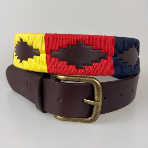 Ceinture multicolore tissée douce contre les points de pression et ajustable à toutes les morphologies