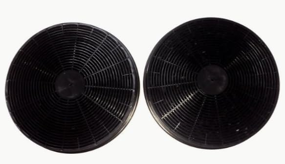 CCF200 Pack Of 2 Carbon Charcoal Recirculating Filters, Replacement for Cookology Cooker Hoods and Extractor Fan Vents, Fits A Range Of Models