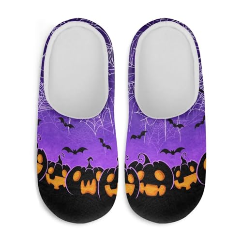 Christmas Fuzzy Slippers for Women Men Halloween House Shoes for Bedroom Indoor Slippers Cute2