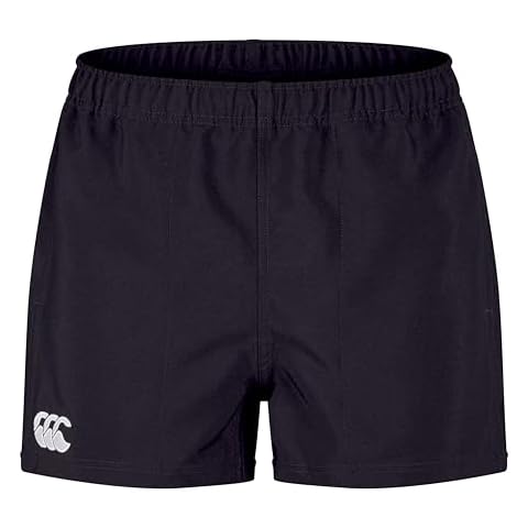 Canterbury Men's Players Drill Rugby Gym Shorts Black Cover