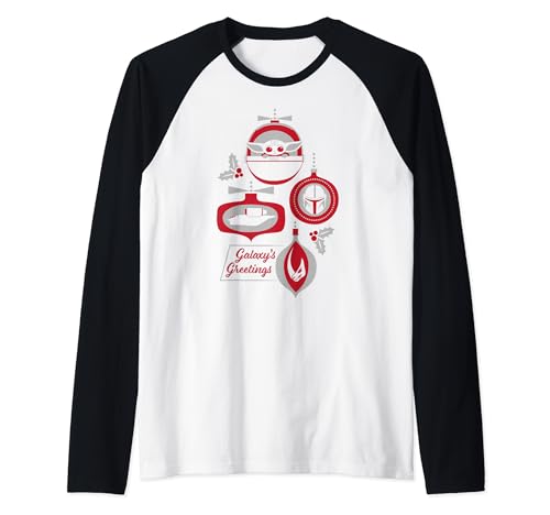 T-shirt Baseball Raglan Star Wars The Child de Noël pour fan Disney