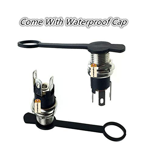 Kit de conector DC 5.5x2.5MM macho y hembra Lsgoodcare miniatura 4