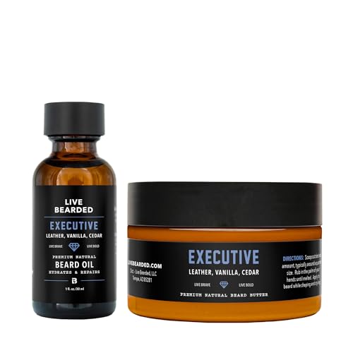Live Bearded Beard Oil and Butter Grooming Kit