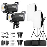 LA150D LEDビデオライト 230W 5600K 撮影照明機材セット 2灯キート