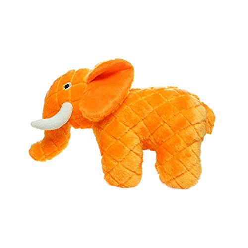 Mighty- Safari Elephant - Squeaker-Multiple Layers. Made Durable, Strong & Tough. Interactive Play Dog Toy (Tug, Toss & Fetch). Machine Washable & Floats #TOP1