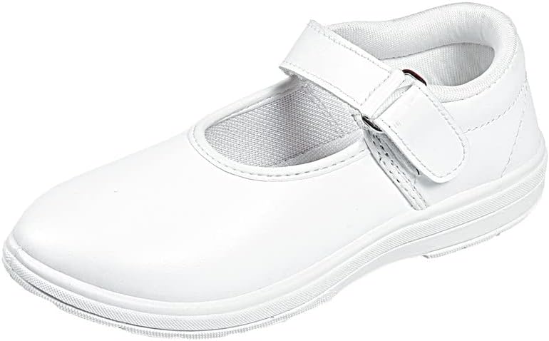 ekttaGirl's Black & White School Shoes