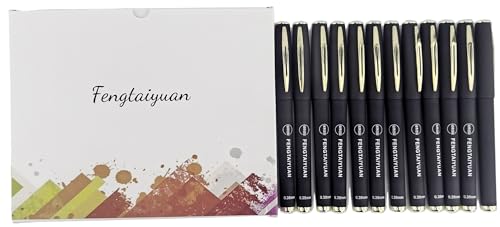 Stylo à bille gel noir ultra fin 0.38mm fini les écritures illisibles