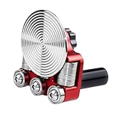 Vikye Piegatrice per Lamiera, Utensile Manuale per Piegare a Disco per Acciaio Rame Alluminio Zinco, Piega da 90° a 180° con profondità Regolabile, Utensile Manuale Portatile per