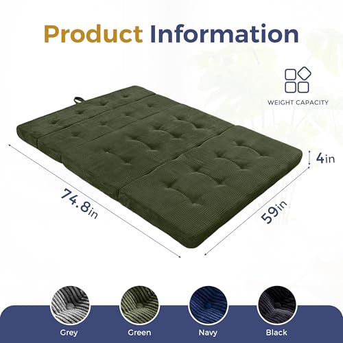MAXYOYO 4 Inch Folding Mattress