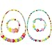 Bememo 6 Sets of Princess Necklace Bracelet Play Jewelry Costume Necklaces Dress up Jewelry (Cute Style)
