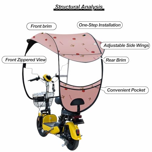 Cubierta impermeable para scooter para pasear bajo la lluvia de forma segura y cómoda 4