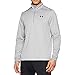 Under Armour Men's Armour Fleece 1/2 Zip, Steel Light Heather (035)/Black, Medium