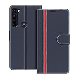 Esta funda Motorola Moto G Pro con tapa se puede configurar horizontalmente y actuar como soporte, ideal para ver películas o chatear por video.