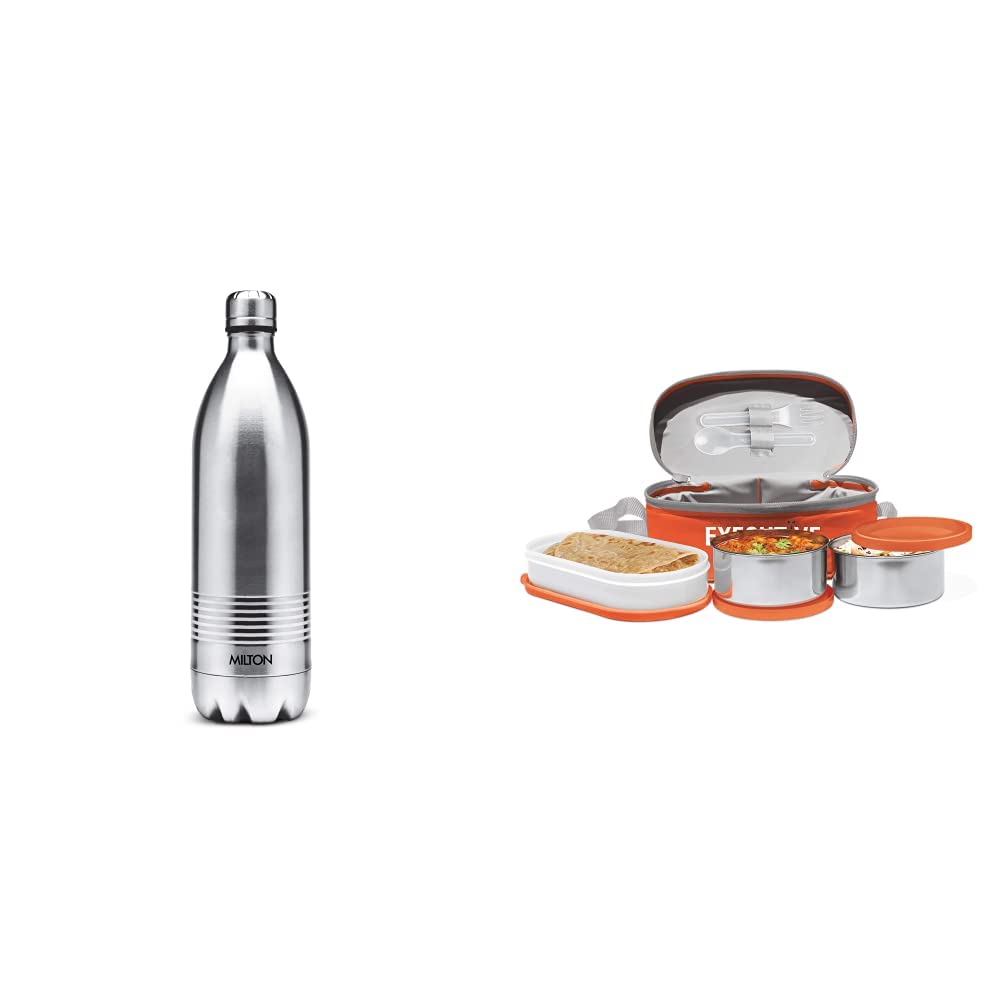 Milton Thermosteel Duo Deluxe 1000 Bottle Style Vacuum Flask