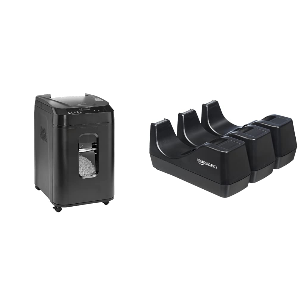 Amazon Basics 150-Sheet Autofeed Micro-Cut Paper Shredder