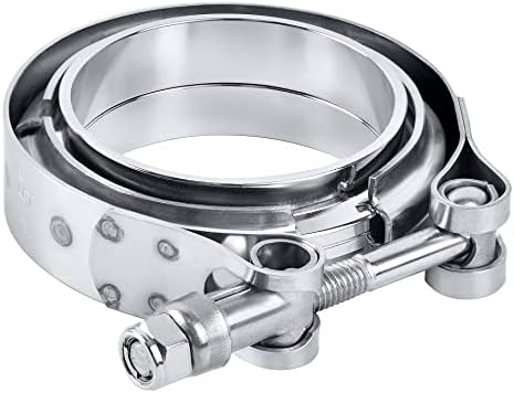 EVIL ENERGY 4.0 Inch V Band Clamp with Flange Male Female Stainless Steel