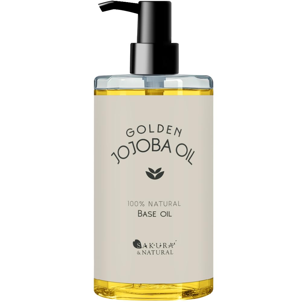 SAKURA&NATURAL ゴールデンホホバオイル 300ml 天然100%無…