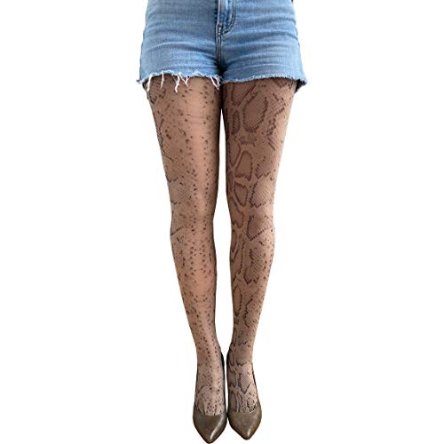 Beige Snake Tights For Women3
