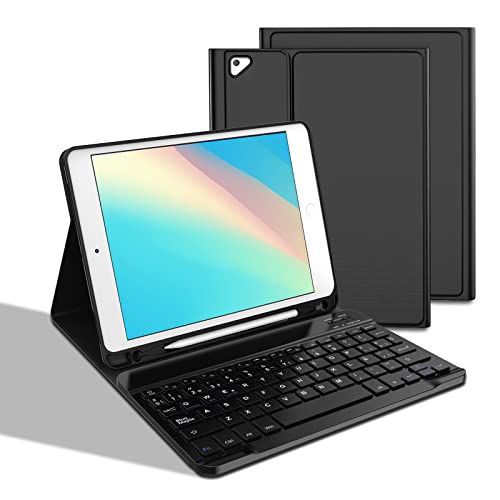 AVNICUD Teclado con Funda para iPad 9.7 2018/2017, iPad Air 2/1, iPad Pro 9.7, iPad 6ª/iPad 5ª Generación, Teclado...