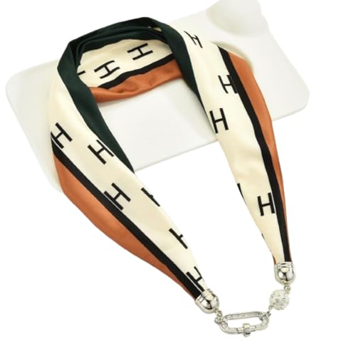 Bijoux perle boucle magnétique collier long chaîne pour hommes femmes et écharpe rétro