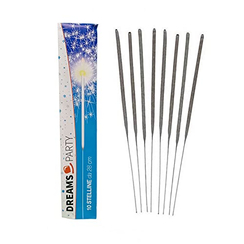 ✅Lunghezza circa 28cm 250 pezzi - SCINTILLE 28cm - FONTANINE fontane per Feste matrimoni, compleanno, capodanno natale, Party di Ogni Genere - bastoncino Stelle filanti ideali come decoro addobbo feste esterne