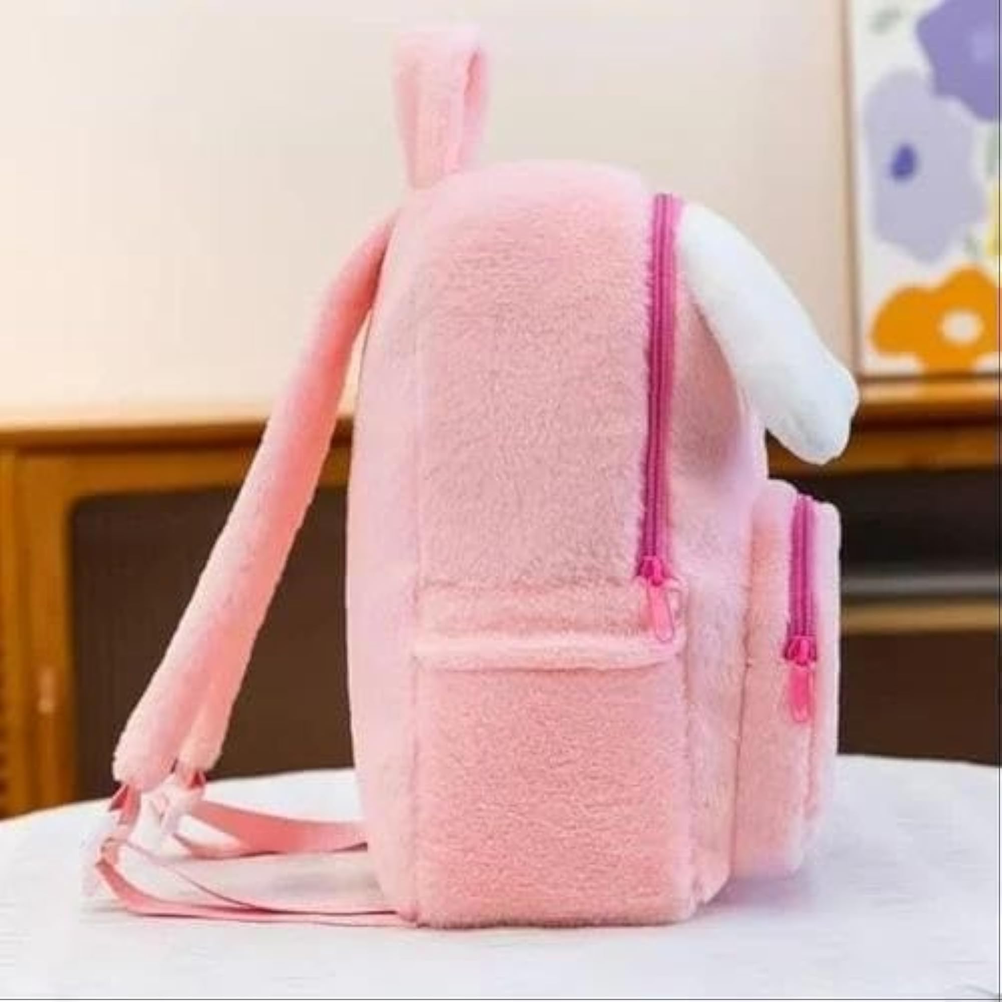 Soft Kawaii Puppy Plush School Backpack