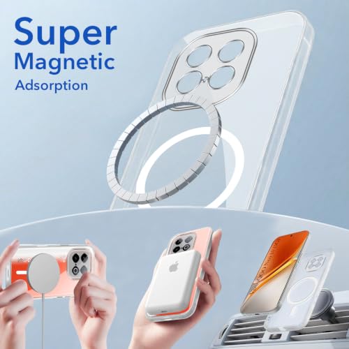Image of Jkobi Lifetime Anti-Yellow MagSafe Compatible Clear Back Cover Case for Vivo iQOO Neo 10 (Sleek Hard Crystal | Shockproof and Camera Protection)