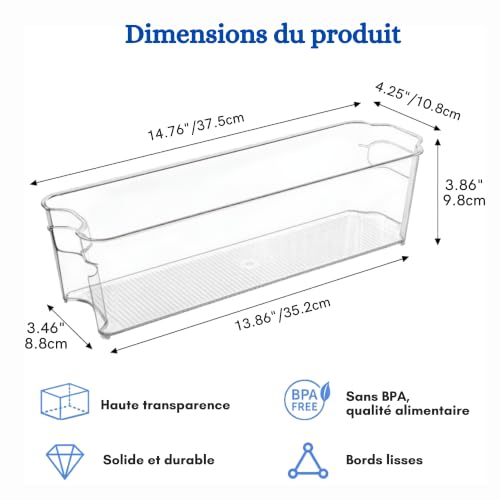 Miniatura 3 de Xentou - Juego De 4 Bolsas De Conservación Para Leche Materna - Organizadores De Lactancia Materna Transparentes Para Nevera Y Congelador - Almacenamiento De Ollas Y Biberones Para Bebés, Sin Bpa