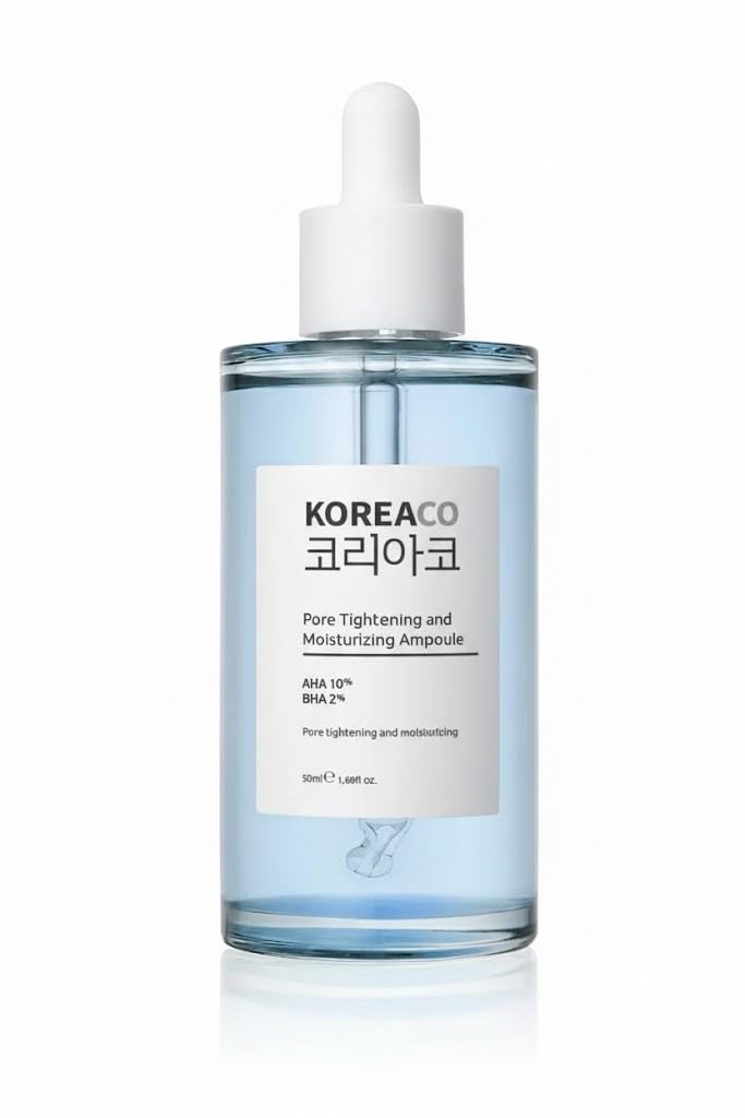 Koreaco Aha ve Bha Canlandırıcı ve Gözenek Sıkılaştırıcı ve Nemlendirici Aha Yüzde On-Bha Yüzde İkiAmpoule