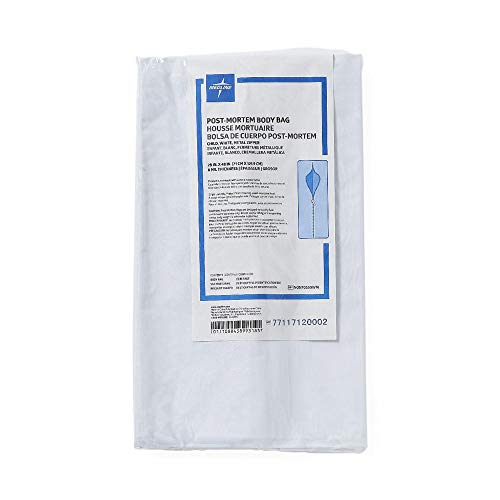 Bolsa mortuoria infantil con cremallera metálica reforzada Medline NON70550WM de alta resistencia
