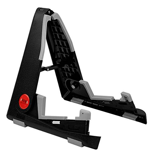 Ukulele Violin Mandolin Stand Portable Adjustable Folding Space Saving Tripod For Plastic Ukelele Stand w/Pro Extendable Holding Arm Silicon Cushion plastic silicone, by LC Prime