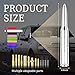 Car Bullet Antenna,Truck Exterior Decoration Accessories Car Vehicle Replacement Antenna Conpatible with Ford F150 RAM 1500 GMC Heavy Duty Pickup Trucks Accessories (New Upgrade Silver-U.S. Flag)…