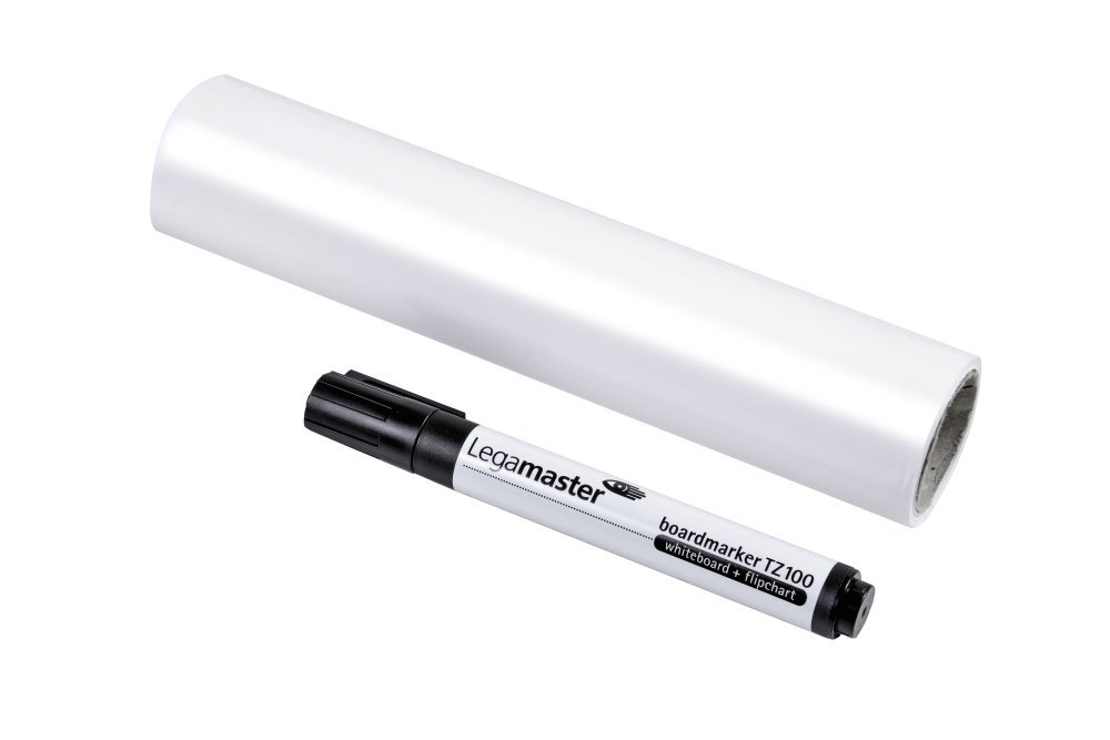 Legamaster 7-159100-A4 Magic-Chart Notes Whiteboard, Fogli elettrostatici riposizionabili, include 25 fogli bianchi (20 x 30 cm), Bianco