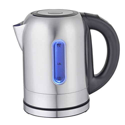Tetera eléctrica de acero inoxidable Mega Chef 1.7L miniatura 1