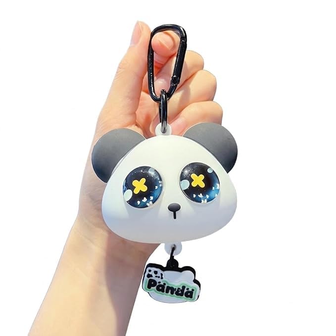 SHREE HARIDAS Soft Silicone Cartoon Animal Keychain with Carabiner Clip-picture-10