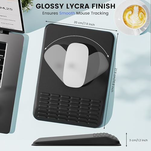 MEKASS Ergonomic Mouse Pad with Wrist Support