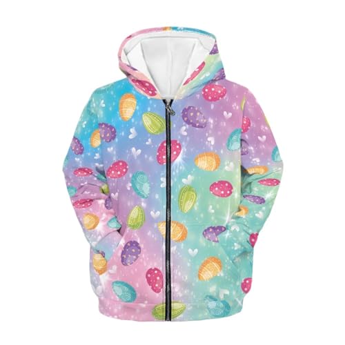 Xoenoiee Kids Casual Sweatshirt Zip up Hooded Sports Jacket with Pocket Boys Girls Teens Athletic Hoodie Outwear